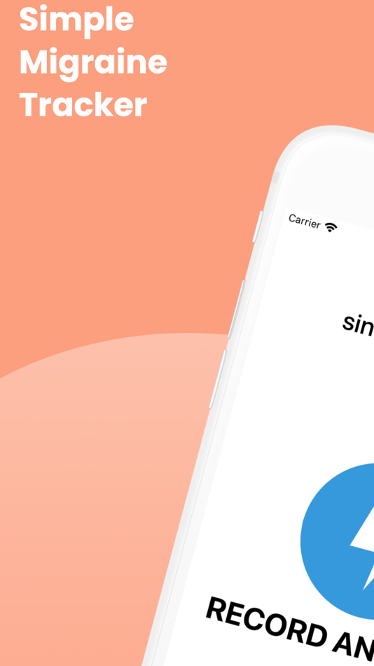 #1. Simple Migraine Tracker (iOS) By: Steptap, Inc.