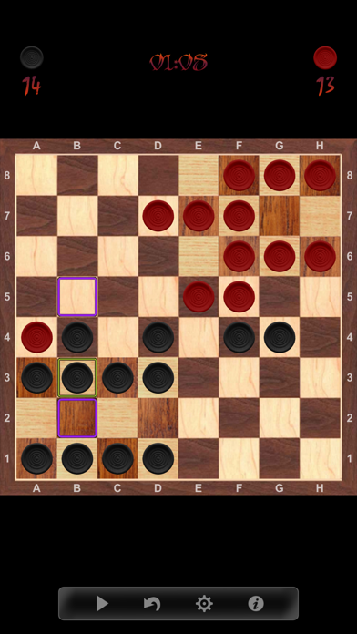 Corner Checkers! screenshot 2