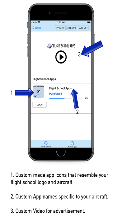 Flight School Apps Screenshot