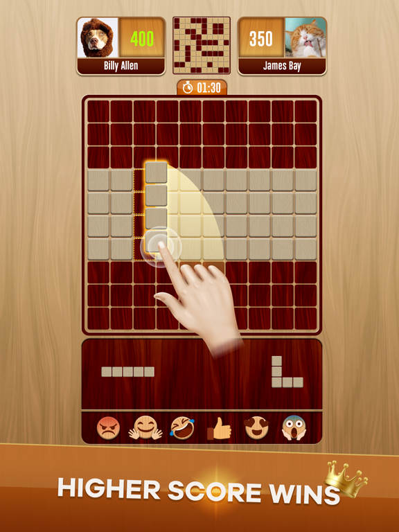 Woody Battle Block Puzzle Dualのおすすめ画像1