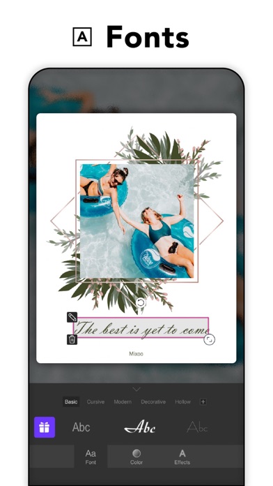 Mixoo - コラージュ,写真加工アプリのおすすめ画像4