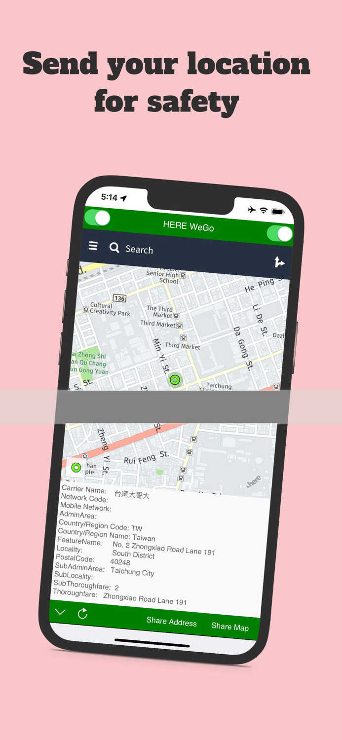 WhereYouAt - location sharing