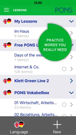 Game screenshot PONS Vocabulary Trainer apk