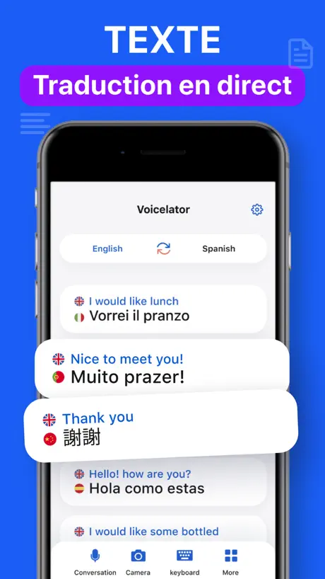 Voicelator: Traduction Vocal