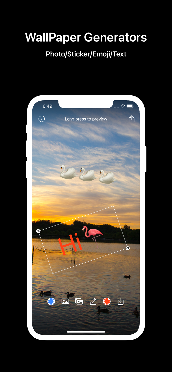 HDimg – Wallpaper Maker and Save