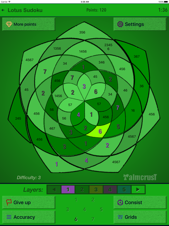 Screenshot #5 pour Lotus Sudoku