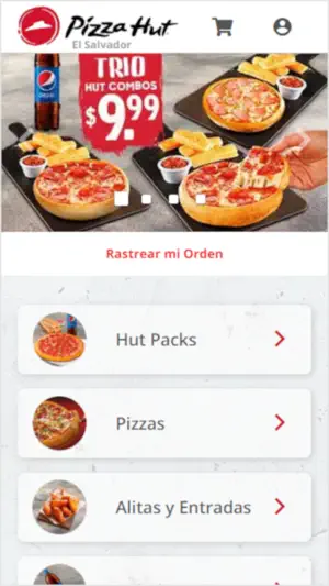 Pizza Hut El Salvador screenshot 1