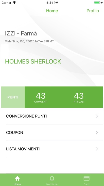 Cartà – Fidelity club