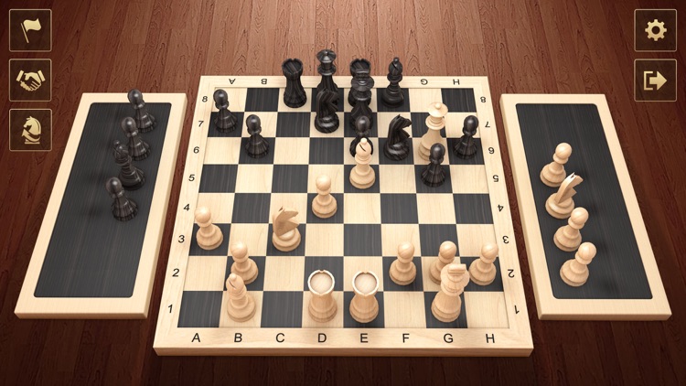 Is there an online chess game or app that allows for custom setup