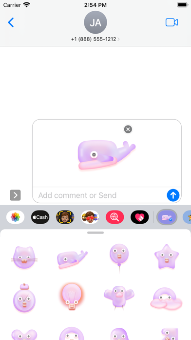 purple love Screenshot