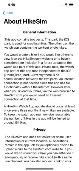 Game screenshot HikeSim apk