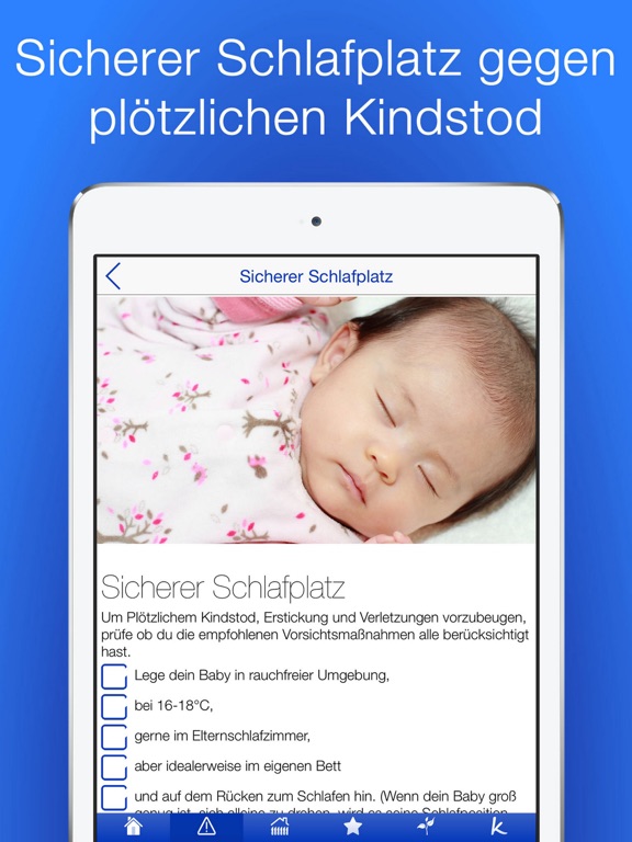 Screenshot #4 pour Baby Sicherheit Checklisten