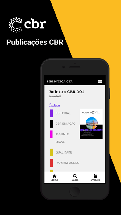 Biblioteca Digital CBR Screenshot