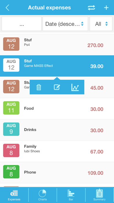 Screenshot #1 pour Money - Financial Planning