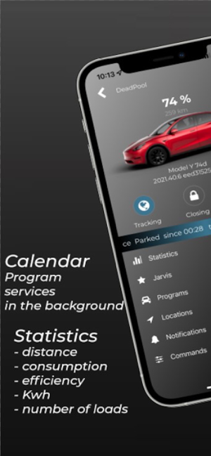 Екранна снимка на T4U за Tesla
