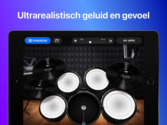 Drums - echte drumset games iPad app afbeelding 6