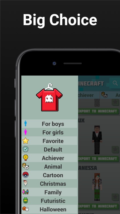 Skins for Minecraft PE (MCPE) screenshot-5