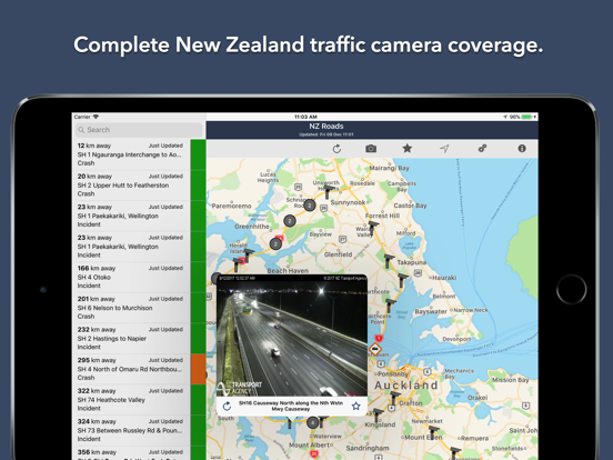 Screenshot #5 pour NZ Roads Traffic & Cameras