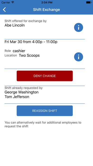 Staff Wire Manager Screenshot