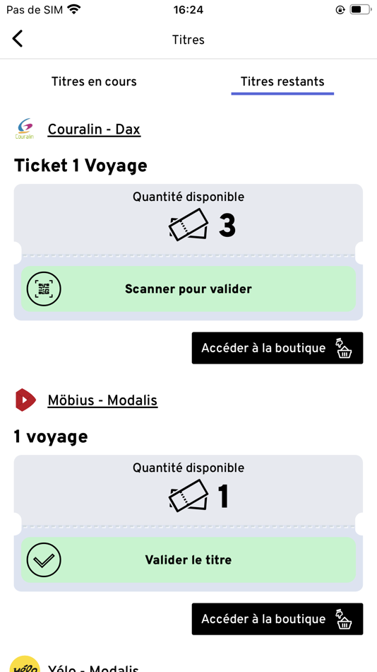 #8. Ticket Modalis (iOS) By: Syndicat Mixte Intermodal de Nouvelle-Aquitaine
