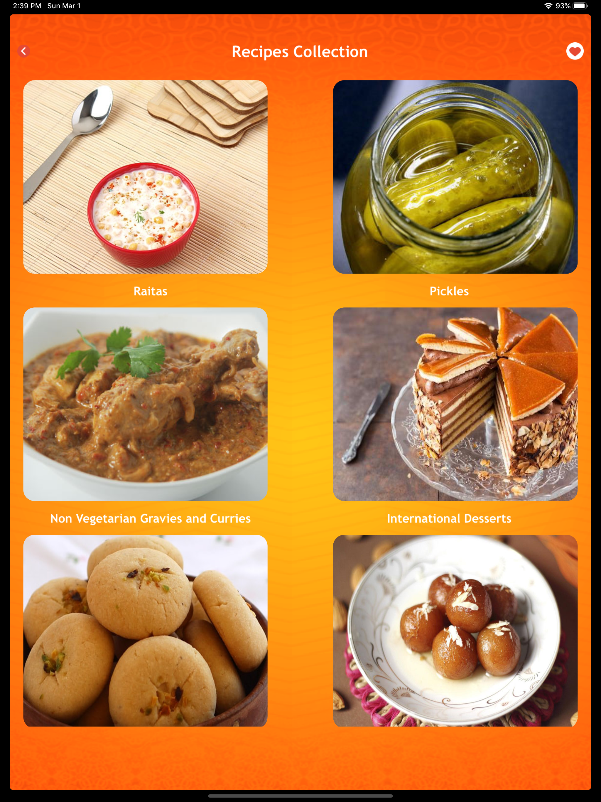 Hindi recipes - Indian Food
