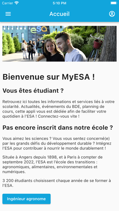 MyESA Screenshot
