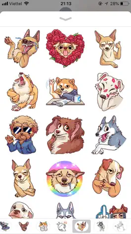 Game screenshot Dog Cute Pun Funny Stickers mod apk