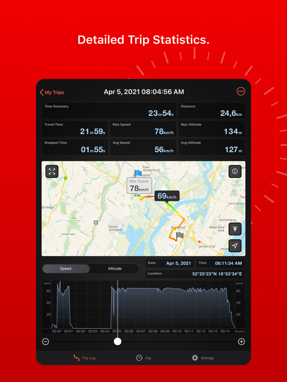 Speed Tracker. Pro Screenshots