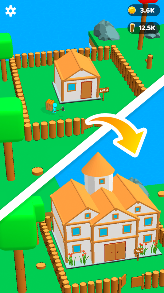 #1. Craftheim - 3D Idle Lumberjack (iOS) 由: AI Games FZ