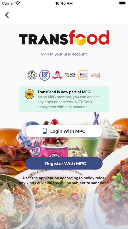 TRANSFOOD screenshot-9