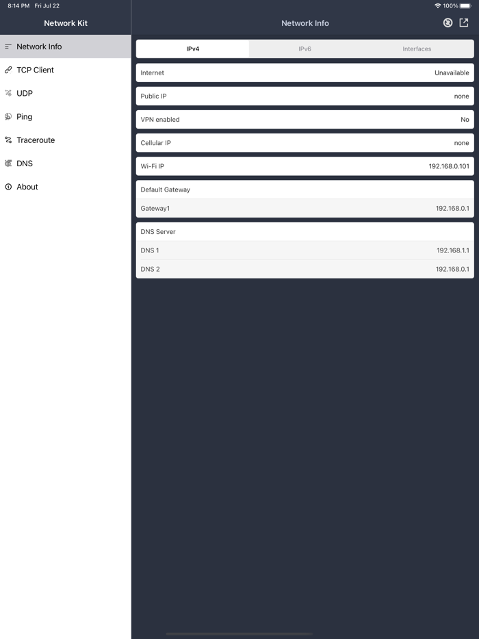 Network Kit - TCP UDP debugger