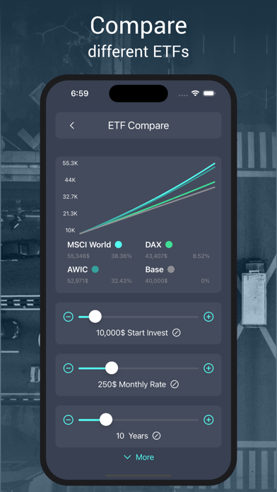 ETF Calculator Pro Savingsplan Screenshot