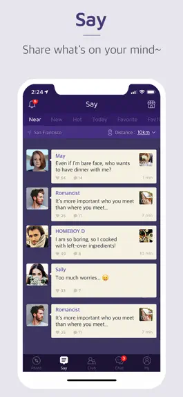Game screenshot 1km -New relationships, Groups hack