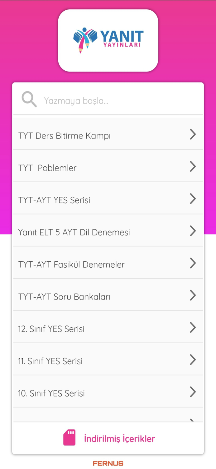 Yanıt Video Çözüm