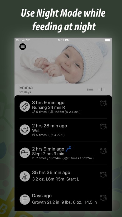 Baby Tracker - Newborn Log Screenshot