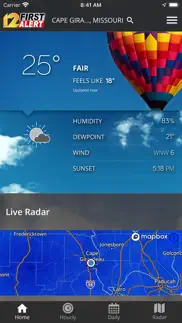 kfvs12 stormteam weather iphone screenshot 2