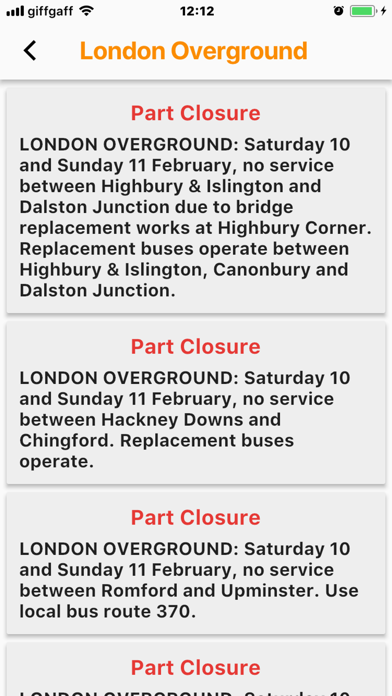 Tube Info Screenshot