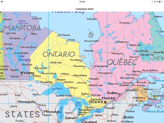 Canada Travel Guide Offline iPad screenshot 5 - Navigation app