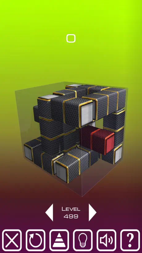 Unblock Red Brick. 3D Space
