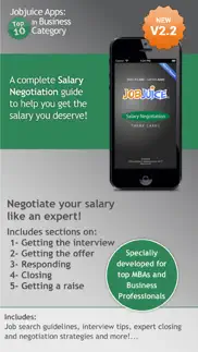 jobjuice-salary negotiation iphone screenshot 1