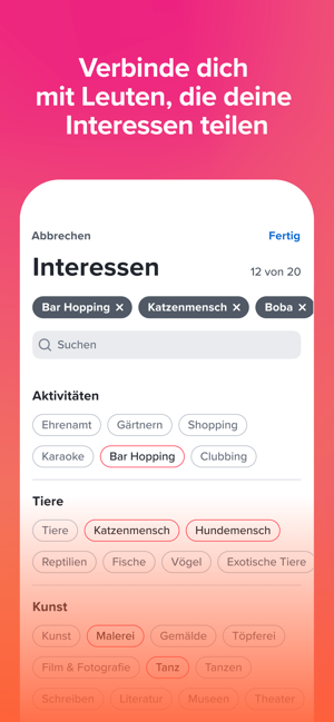 ‎Tinder: Meet. Chat. Dating App Screenshot