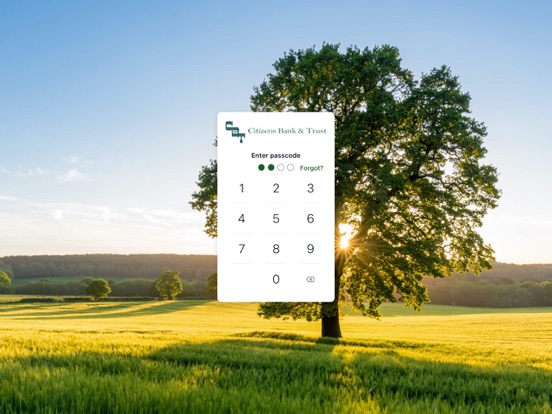 CB&T Anywhere iPad screenshot 2 - Finance app