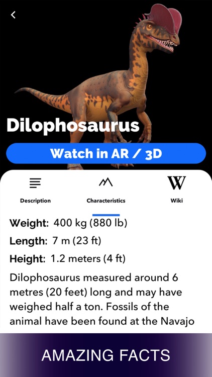 Dinosaur World Alive AR: Facts screenshot-5