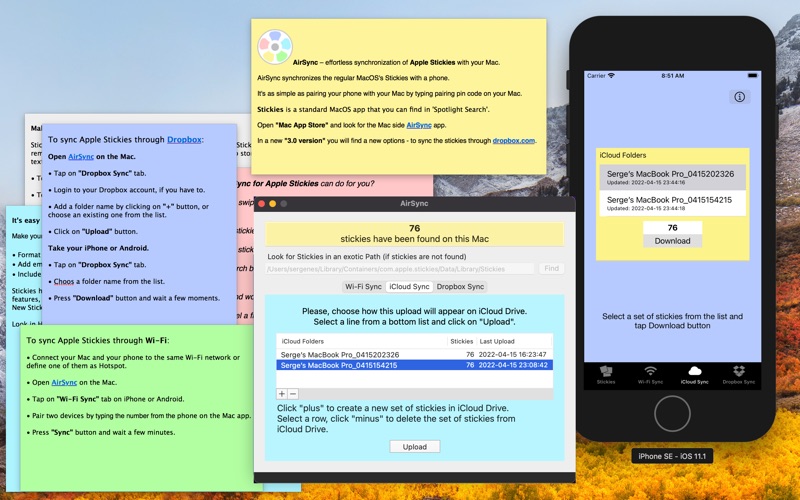 airsync for stickies iphone screenshot 4