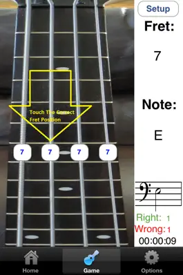 Game screenshot Bass Fretboard Addict apk