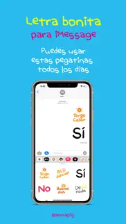 letra bonita para imessage iphone screenshot 2