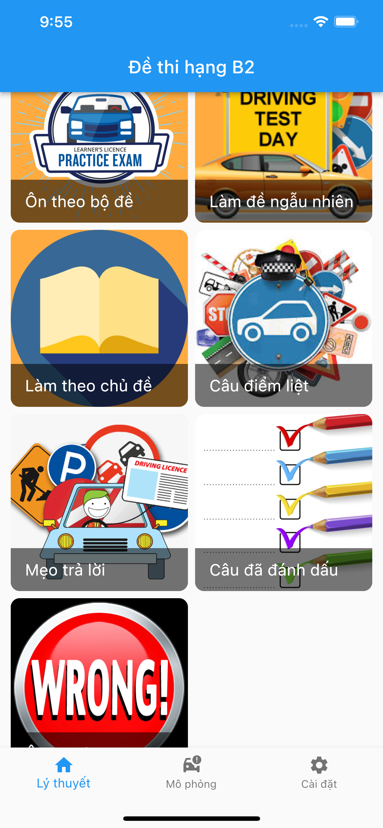 Mô phỏng 120 tình huống GPLX