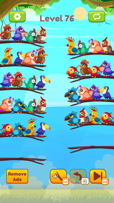 Bird Sort Puzzle-Pop Sort Game Screenshot