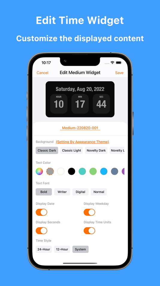 #2. iFlip Clock - Time Widget (iOS) By: 若愚 马