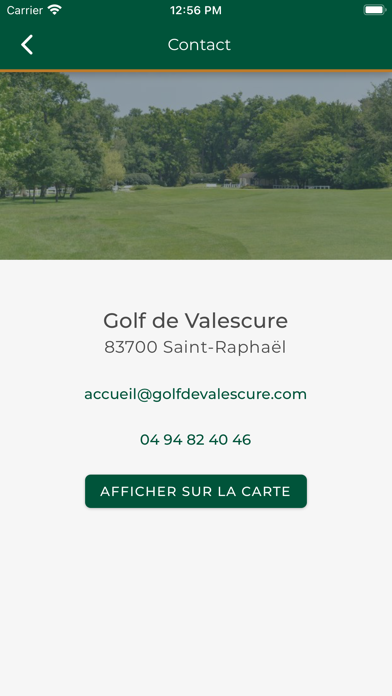 Golf de Valescure Screenshot